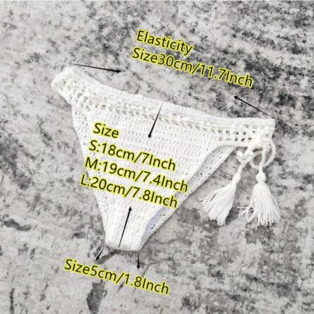 Boho Beach Beauty Handmade Crochet Bikini - Image 19