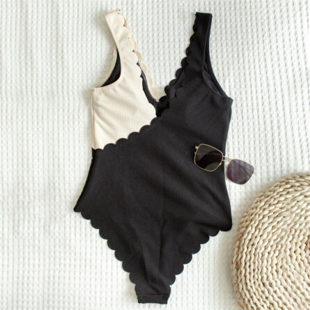 Sexy Scalloped One Piece Swimsuit – Bild 28