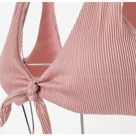 Bali Sunrise Sexy Hollow Out Two Piece Pink Bikini – Bild 26