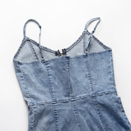 Denim Dreaming Mini Dress - Image 11