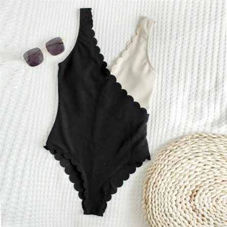 Sexy Scalloped One Piece Swimsuit – Bild 27