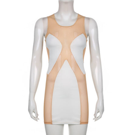 Almost Nude Sexy Mesh Bodycon Mini Dress – Bild 5