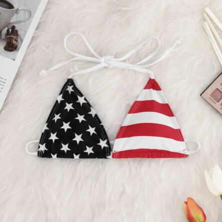 Stunning American Flag Bikini Top - Image 31