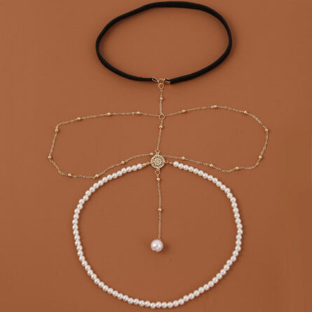 Snake Pearl Thigh Leg Chain – Bild 12
