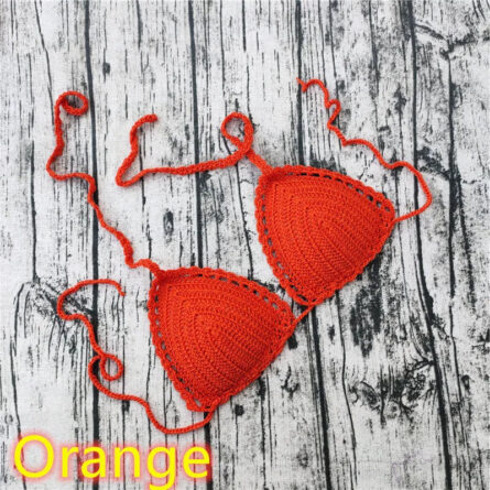 Ocean Breeze Triangle Crochet Bikini Top - Image 9