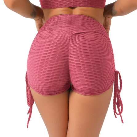 FitFemme High Waist Drawstring Sports Shorts - Image 13