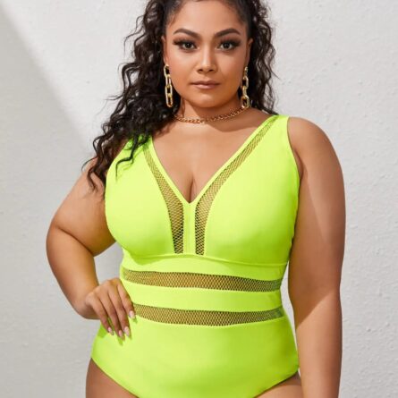 Sienna Mesh Plus Size Swimsuit - Image 22