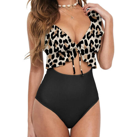 Elegance Unleashed Plus-Size Ruffle Monokini Swimsuit - Image 14