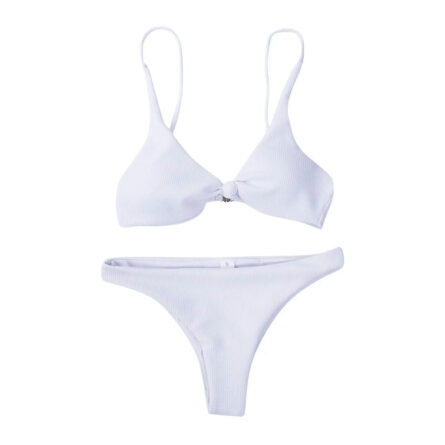 Mykonos Solid Knot Two Piece Bikini - Image 14