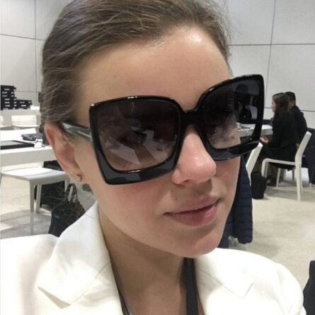 Monaco Oversized Square Sunglasses UV400 - Image 14