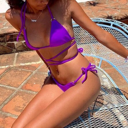 Micro Extreme Mini Halter Bikini - Image 3