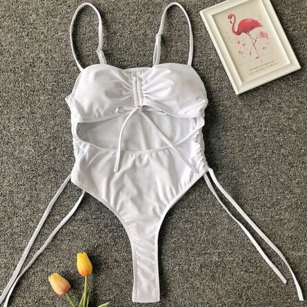Tassel Dreams Underboob High Cut Out Swimsuit - Image 22