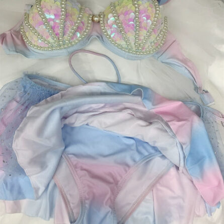 Enchanted Reef Queen Glitter Mermaid Bikini - Image 20