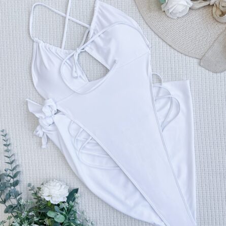 3 PCS Sarong Extreme String Thong One Piece Swimsuit - Image 23