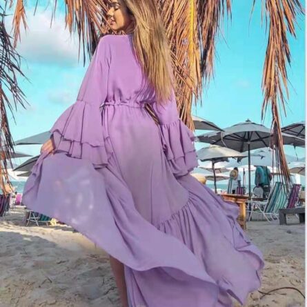 Caribbean Vacation Bikini Cover-up Long Tunic - Image 32