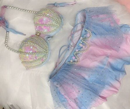 Enchanted Reef Queen Glitter Mermaid Bikini - Image 18