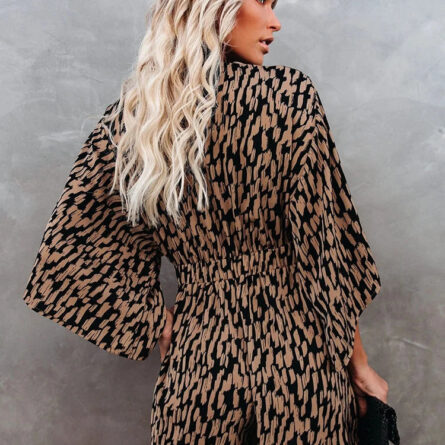 Sunset Strolls Tie-Front Romper - Image 10