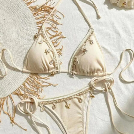 Seashell Love Halter Bikini - Image 3