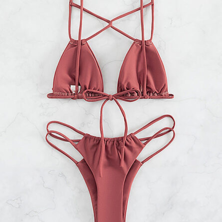 Riviera Strappy Bandage Micro Bikini – Bild 22