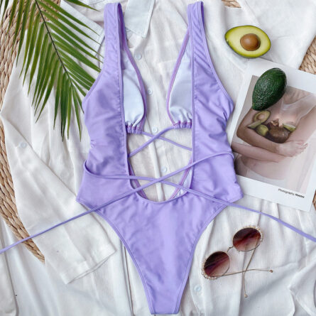 Hailey Strappy Waist Cut Out Swimsuit - Image 21