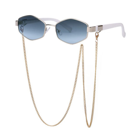 Sunshine Goddess Punk Sunglasses with Chain – Bild 13
