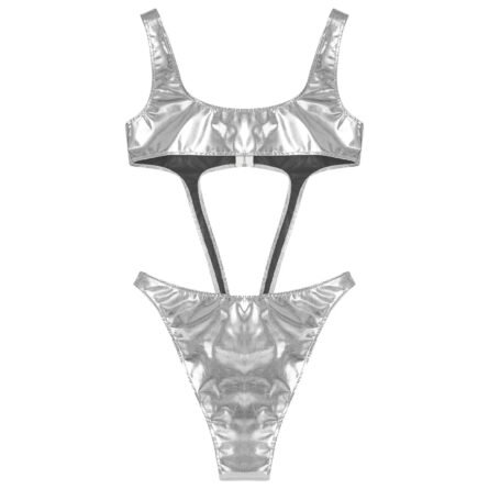 Celestial Goddess Harness Metallic Cut Out Swimsuit Monokini - Image 29