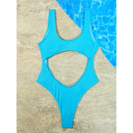 Solar Tide Underboob Cut Out Monokini - Image 31