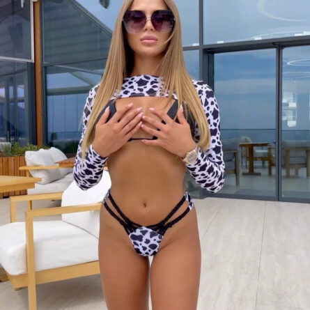 Leopard Heatwave 3 Piece Bikini Set - Image 4