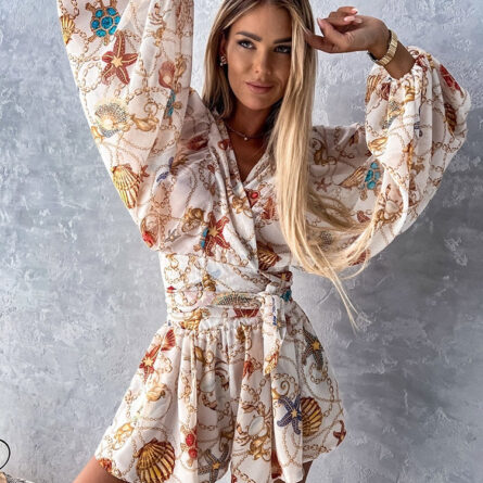 Summer Never Ends Plunge Vacation Romper Playsuit – Bild 5