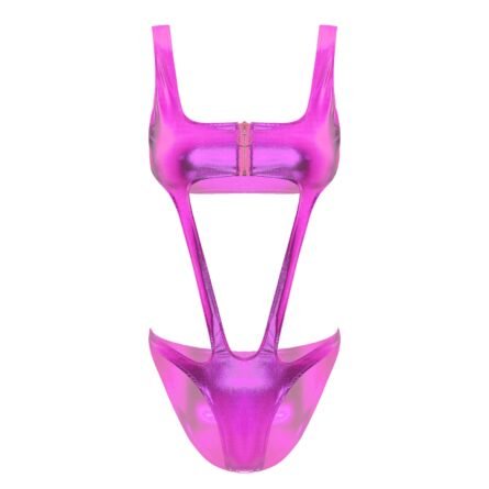 Celestial Goddess Harness Metallic Cut Out Swimsuit Monokini - Image 19