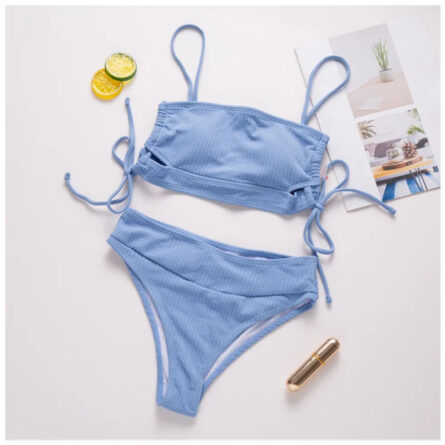 Isabella Ribbed Strappy Bikini – Bild 4