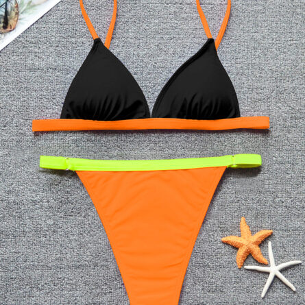 Color block Sexy Two-piece Bikini – Bild 14
