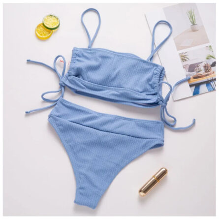 Isabella Ribbed Strappy Bikini – Bild 5