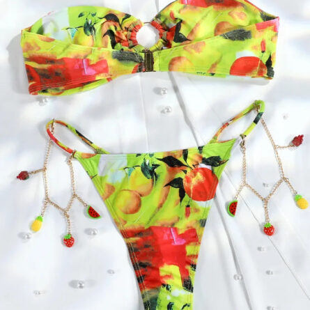 Fruit Paradise Bandeau Bikini – Bild 4