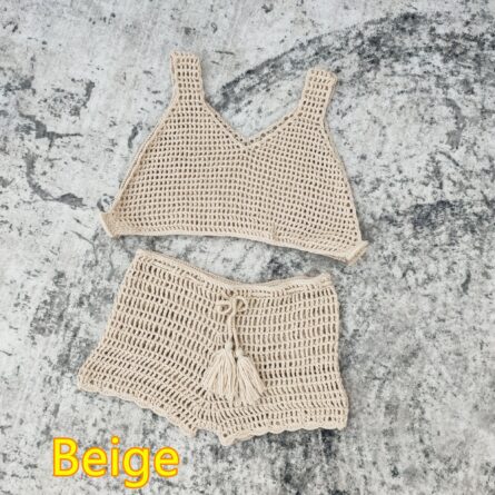 Seaside Breeze Crochet Shorts and Thong Bottoms - Image 22