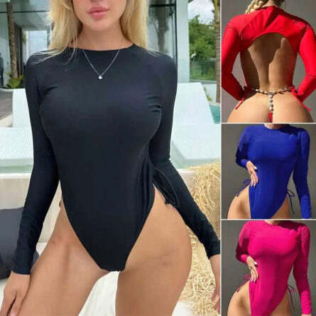 Be Yours Extreme Sexy Open Back String Thong Bodysuit - Image 2