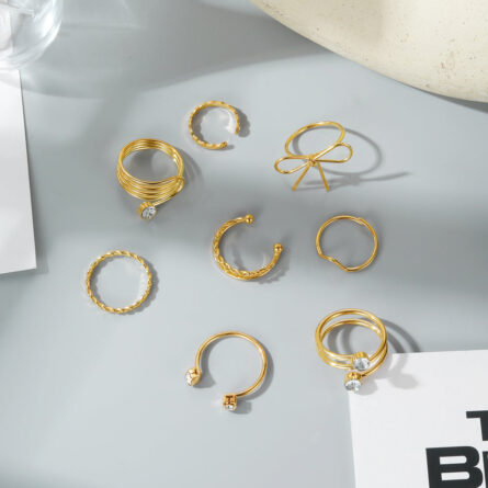 Bohemian Summer Gold Ring Set - Image 28