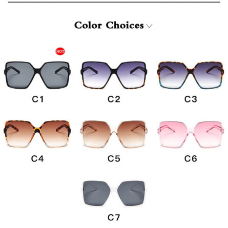 Sunrise Serenity Oversized Gradient Sunglasses UV400 – Bild 5