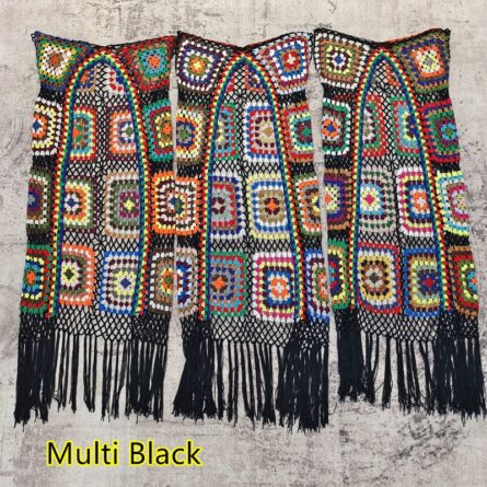 Rainbow Dreams Crochet Bikini Cover Up Set - Image 10