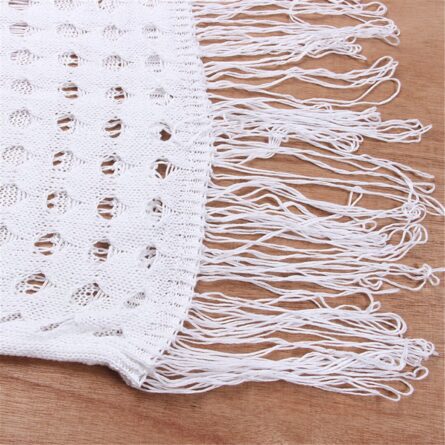 Sunset and Swim Sexy Fringe Tassel Crochet Beach Cover Up Dress - Image 27