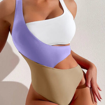 Celine Cut Out Color Block Swimsuit - Image 12