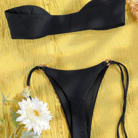Leopard Crush Micro Bandeau Bikini – Bild 12