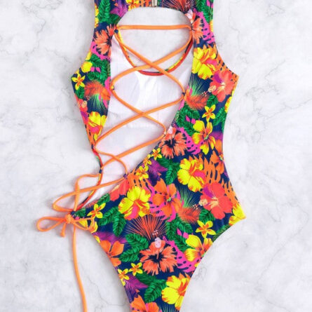 Anguilla Cut Out Open Back Swimsuit - Image 13