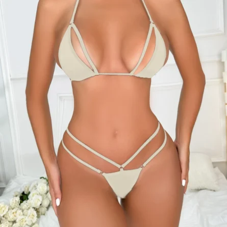 Midnight Mirage Side Boob Micro Cut Out Bikini – Bild 9