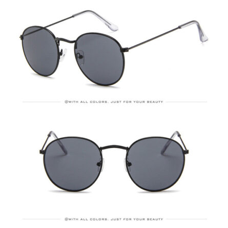 I Miss You Round Frame Colored Sunglasses – Bild 23
