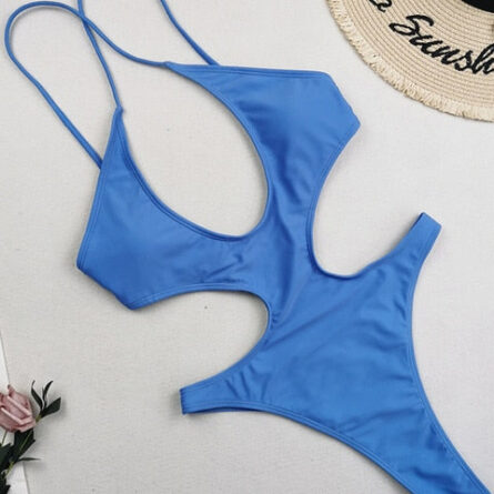 Bahamas Hollow Out One Piece Swimsuit - Image 5