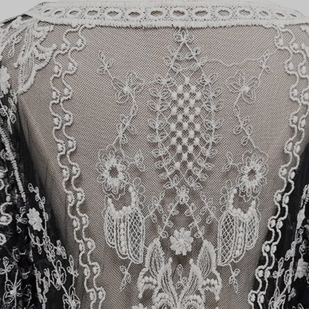 Sunset and Swim Black Lace Crochet Swimsuit Cover Up Dress - Image 13