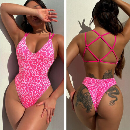 Bahamas Backless Strappy Thong Swimsuit - Image 11