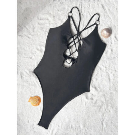 Oceanbound Strappy Cut Out One Piece Swimsuit – Bild 3