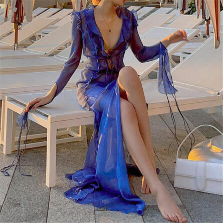 Breezy Oasis Beach Maxi Dress - Image 8